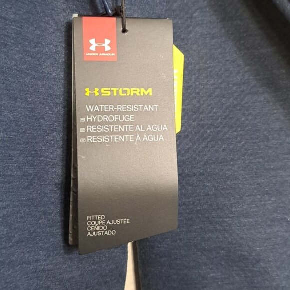 Under Armour Men's Unstoppable Storm Blue Shell  Jacket Size XL NWT - Picture 12 of 12